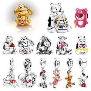 1 Pandora Disney Sterling Silver Bear ALE Charm